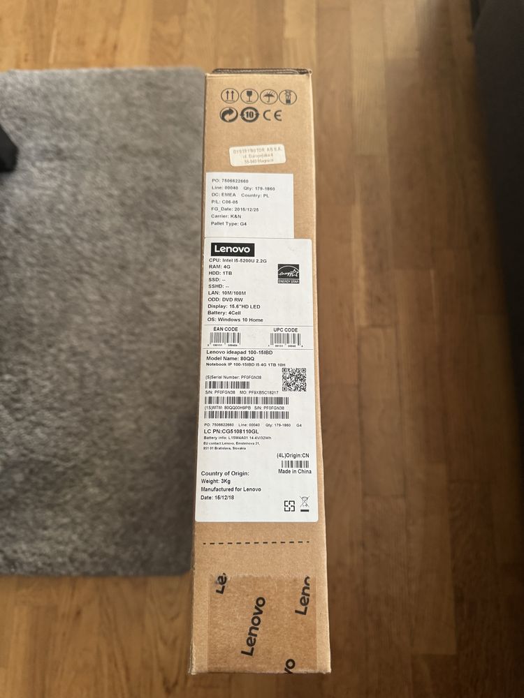 Lenovo ideapad 100-15IBD