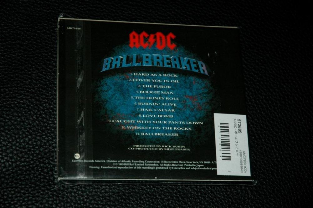 AC/DC - Ballbreaker. 1995 EastWest. Japan.