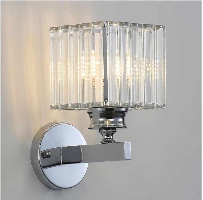 Kinkiet Kryształowy Lampa Ścienna Nowoczesna.