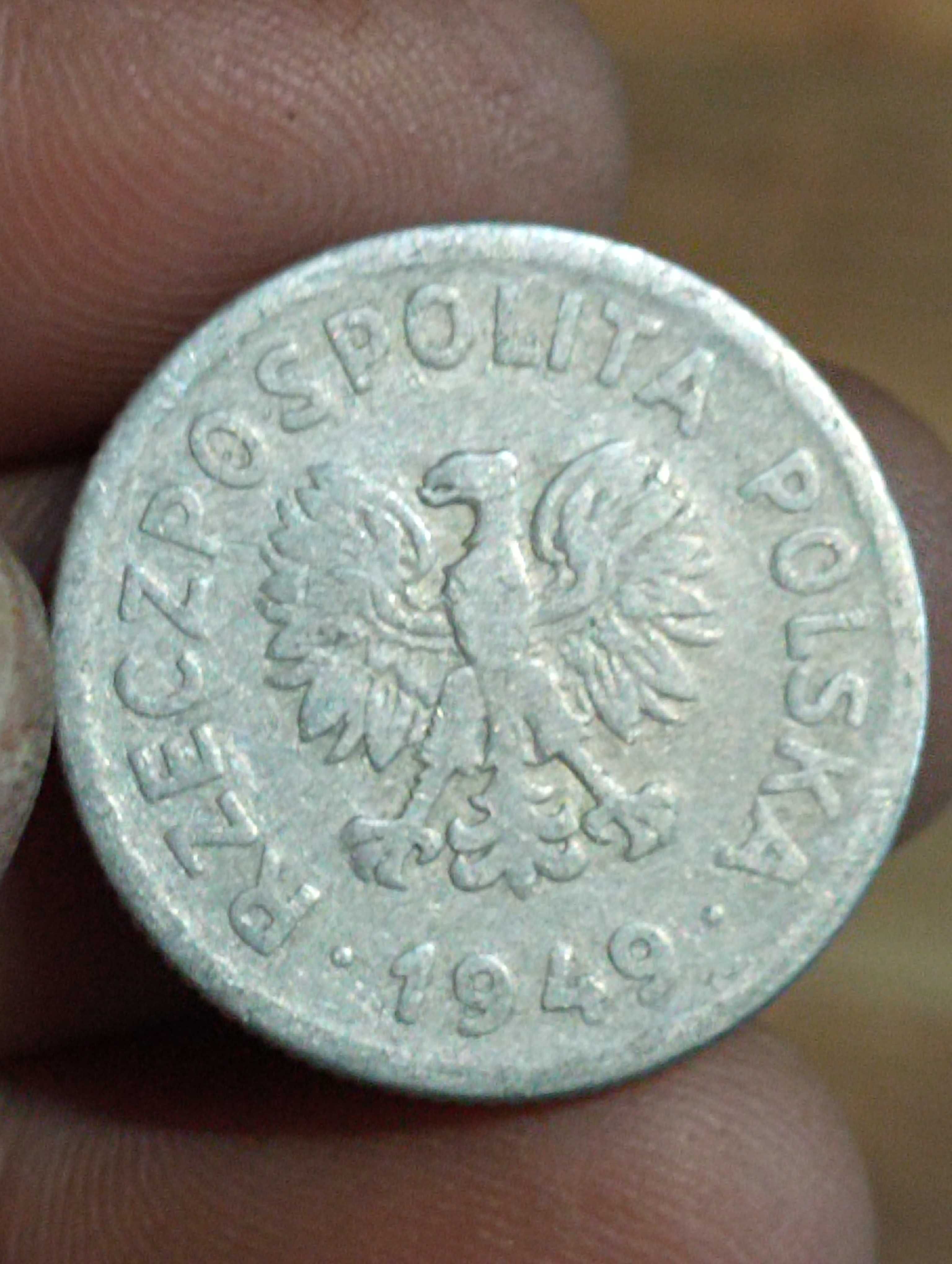 Sprzedam monete 1 zloty 1949 r bzm