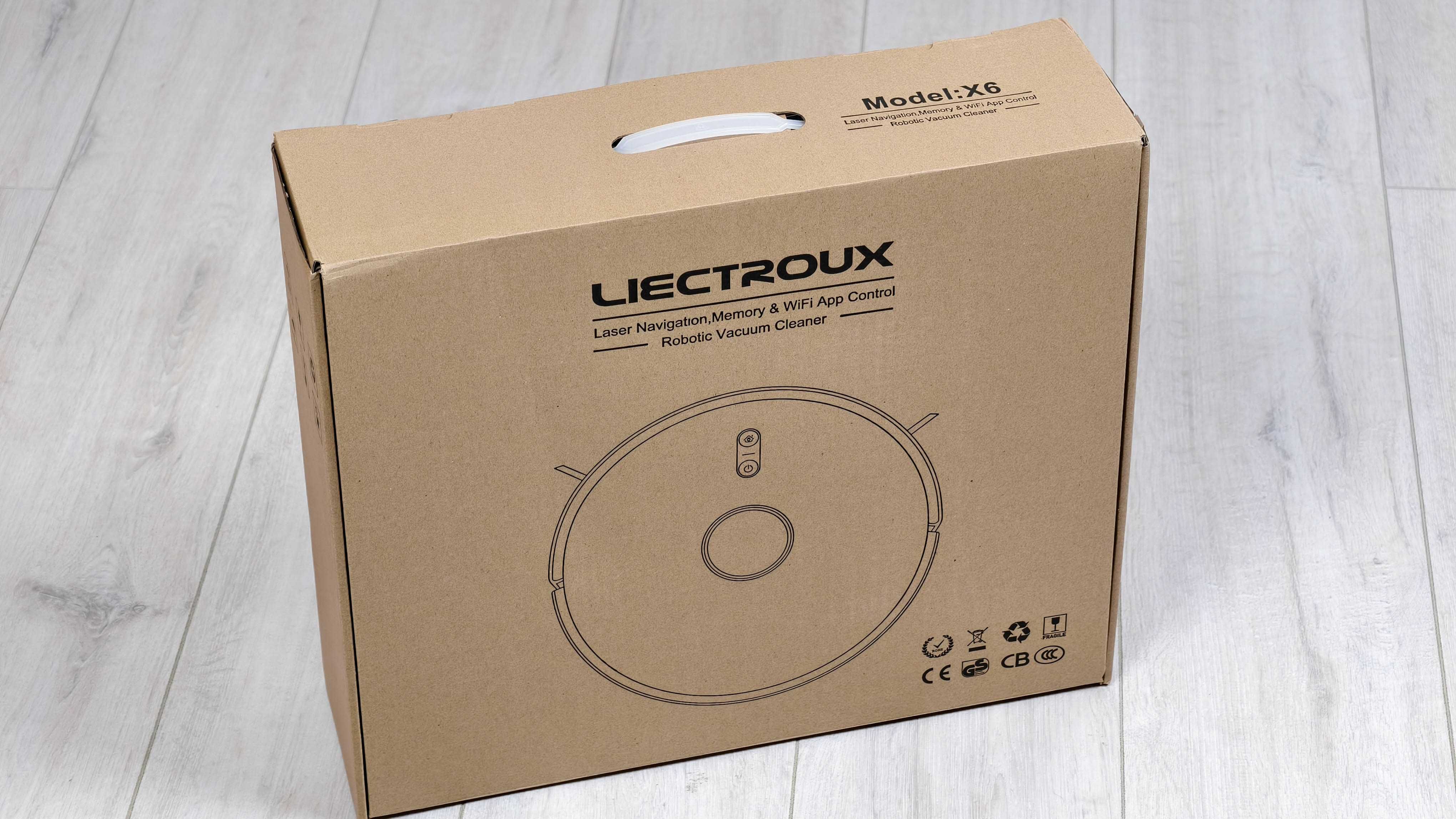 Робот Liectroux X6 с лидаром: пылесосит и моет полы одновременно