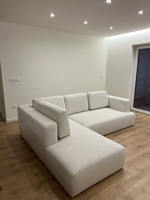 Sofa com chaise lounge