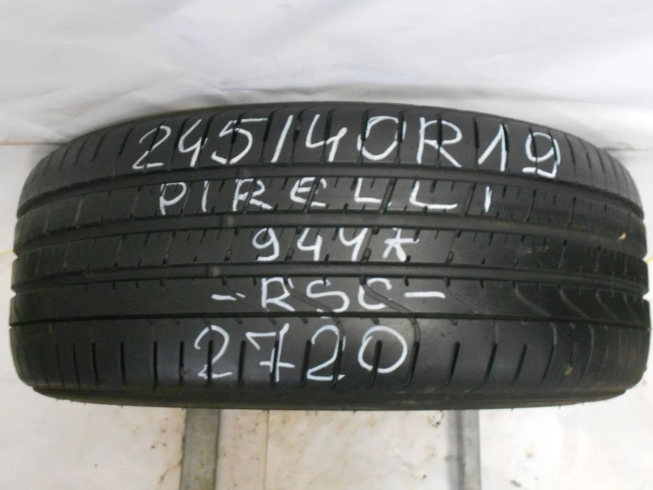 OPONA POJEDYNKA 245/40R19 PIRELLI PZERO RSC   DOT  2720 7MM