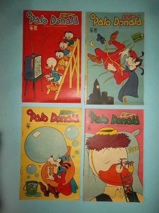 O PATO DONALD - Lote revistas antigas, bem conservadas.