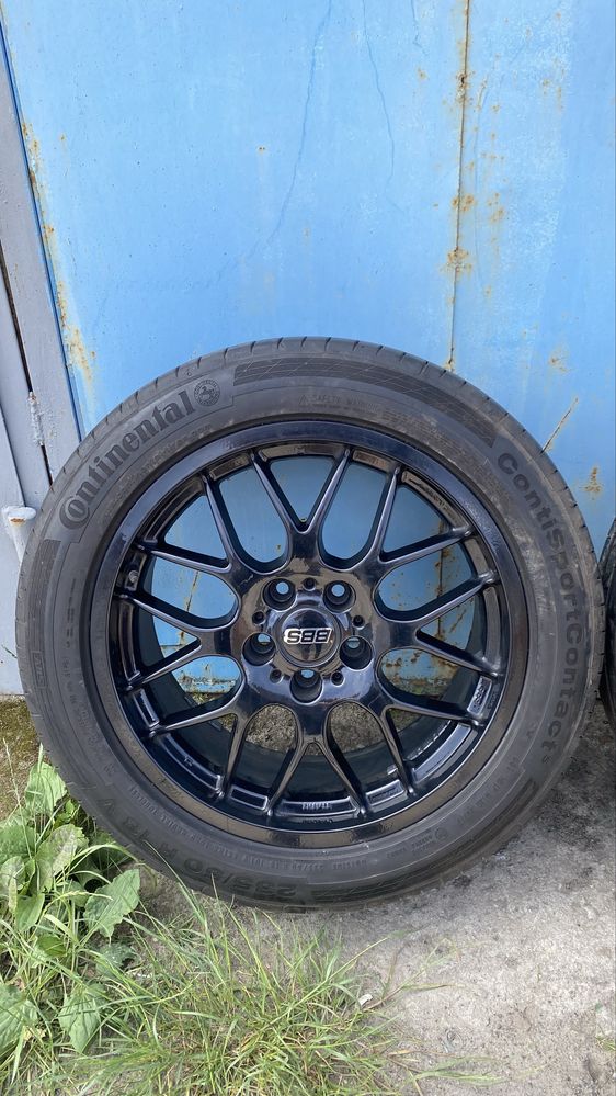 Оригінальні диски BBS R18 з літньою гумою Continental
