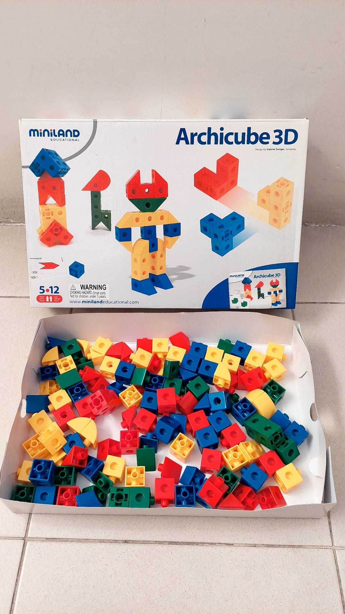 Caixa ArchiCube 3D_ Miniland Educational