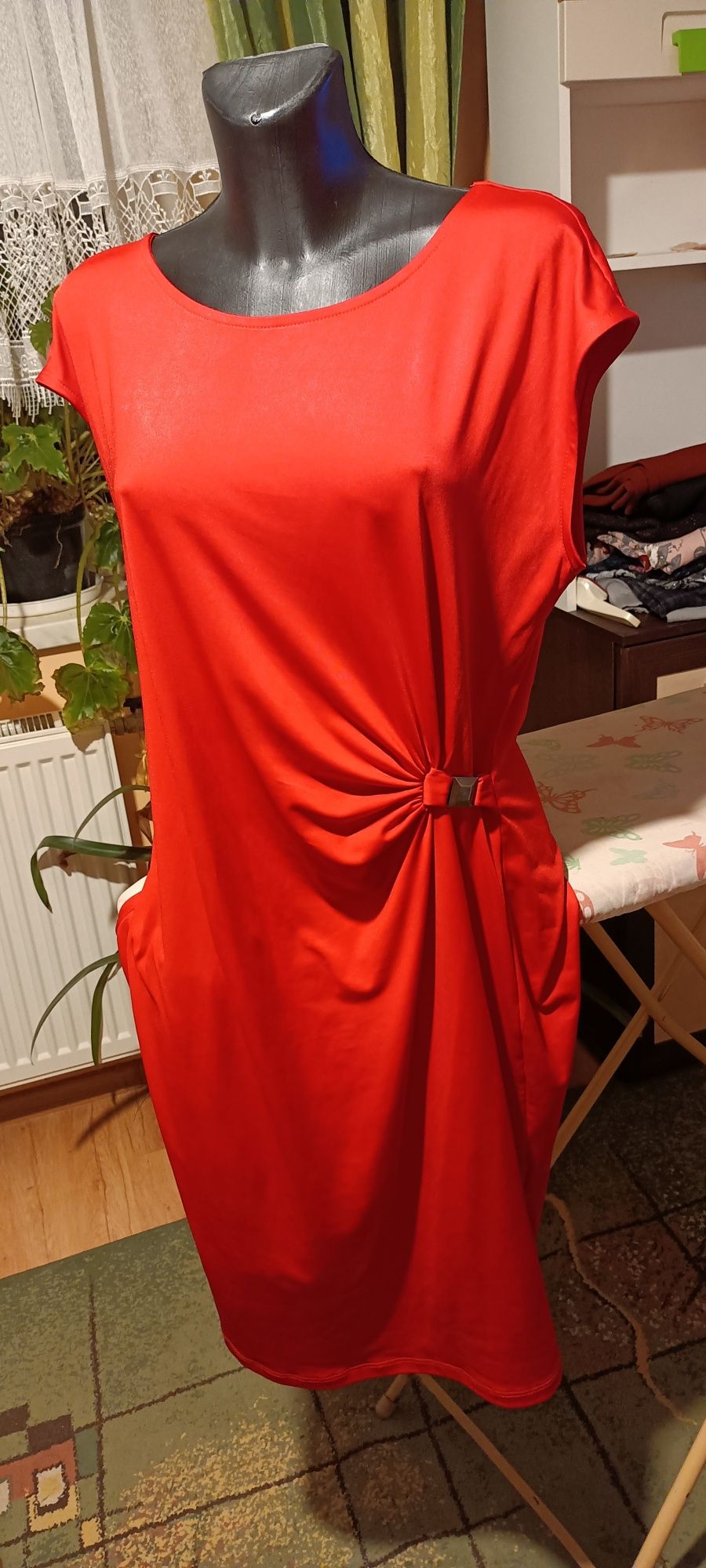 Sukienka czerwona TXM fashion XL