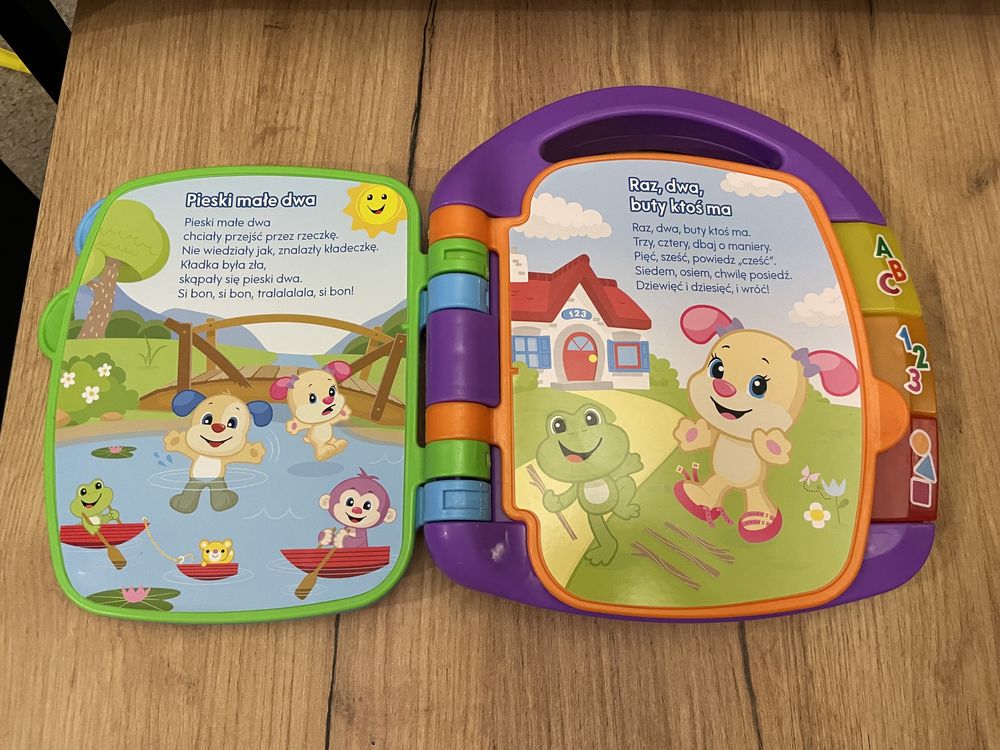 WYPRZEDAŻ - Fisher Price Książka z wierszykami