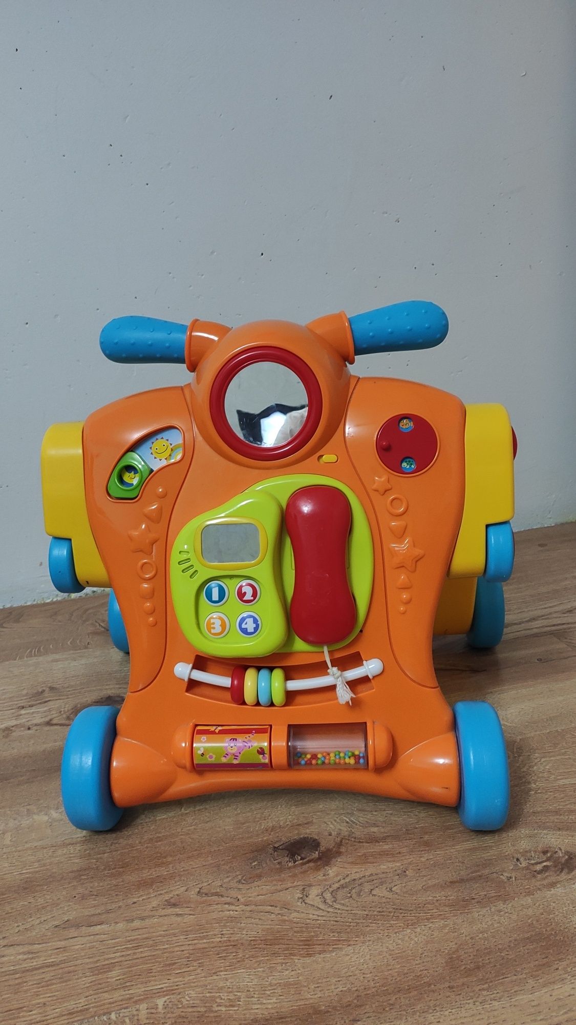 Smiki, Baby Walker, chodzik, pchacz interaktywny, 2w1