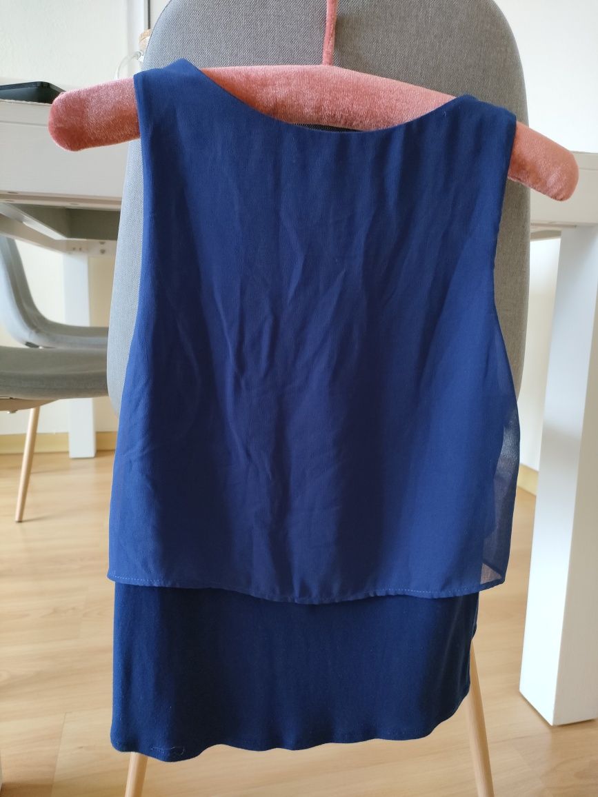 Top Mango Suit azul