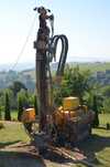 Wiertnica do studni głębinowych i pomp ciepła gąsienicowa Atlas copco