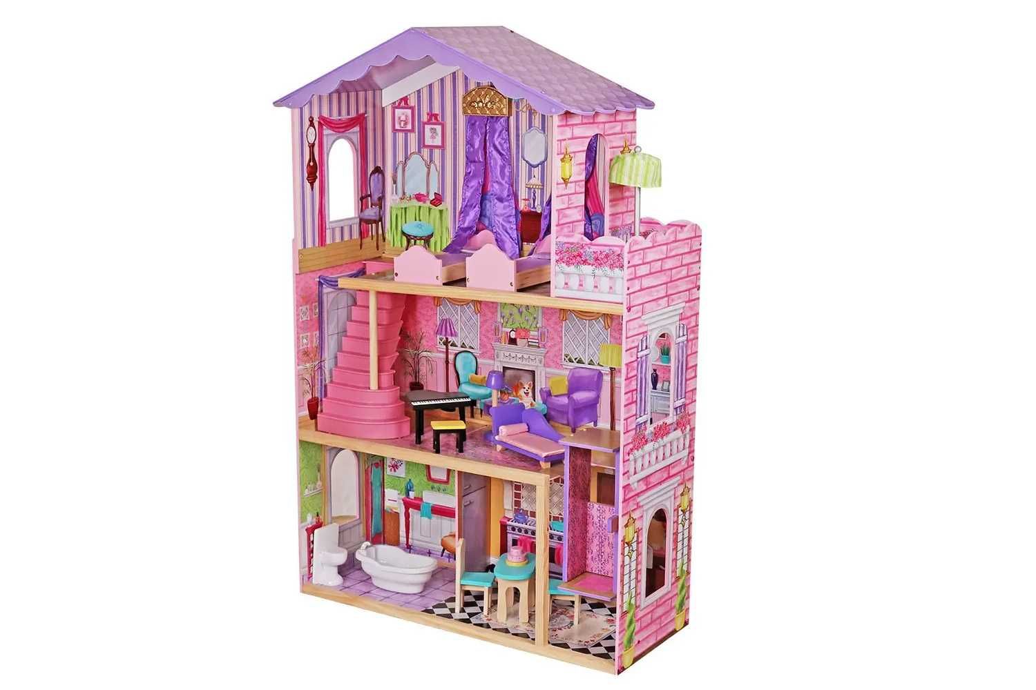 Кукольный домик деревяный, домик для кукол Барбі Вілла Магнолія