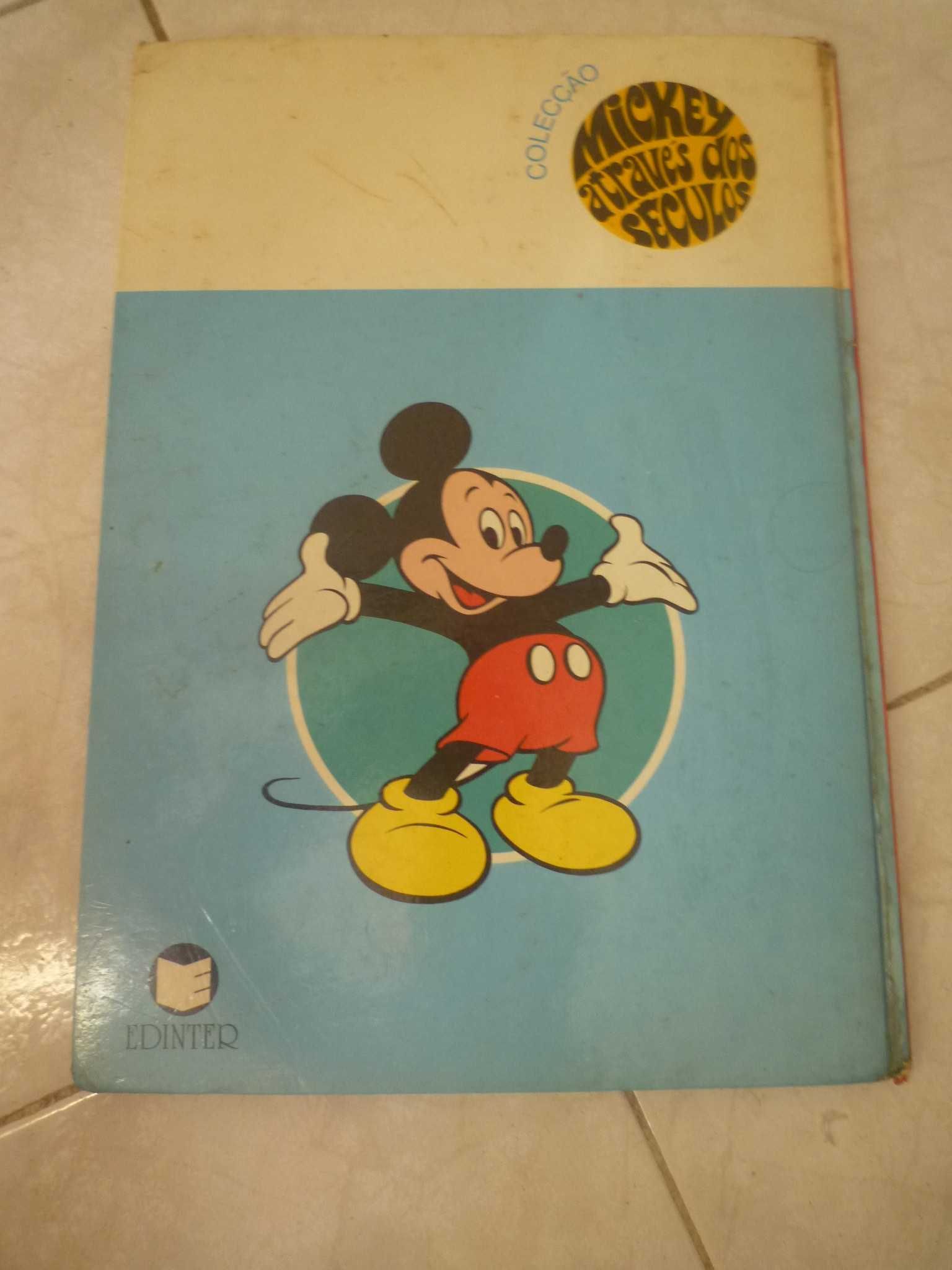 Mickey Corsário coleção Através dos Séculos de 1982 Edições Edinter