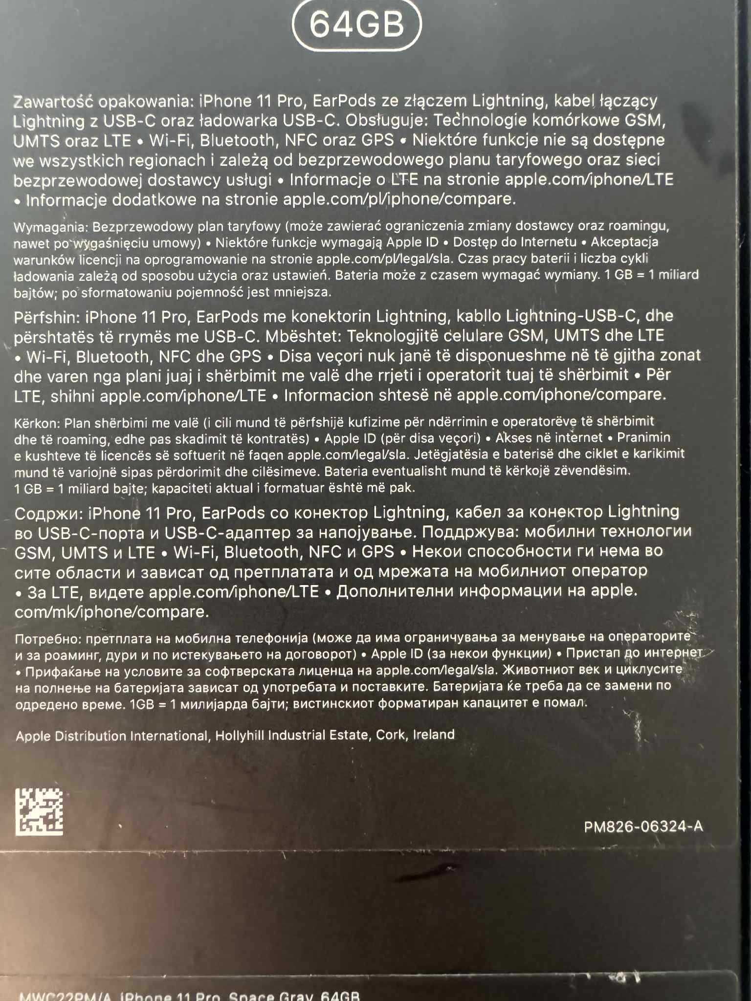 Iphone 11 PRO space gray  64GB