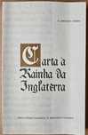 Livro Carta à Rainha da Inglaterra D. Jerónimo Osório