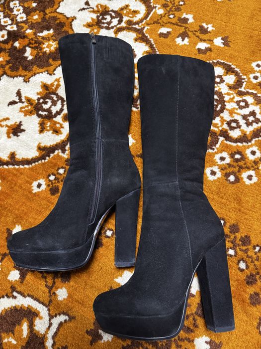 Сапожки ботфорди