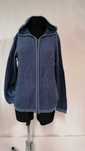 F/46 Sweter damski rozpinany z kapturem r. L