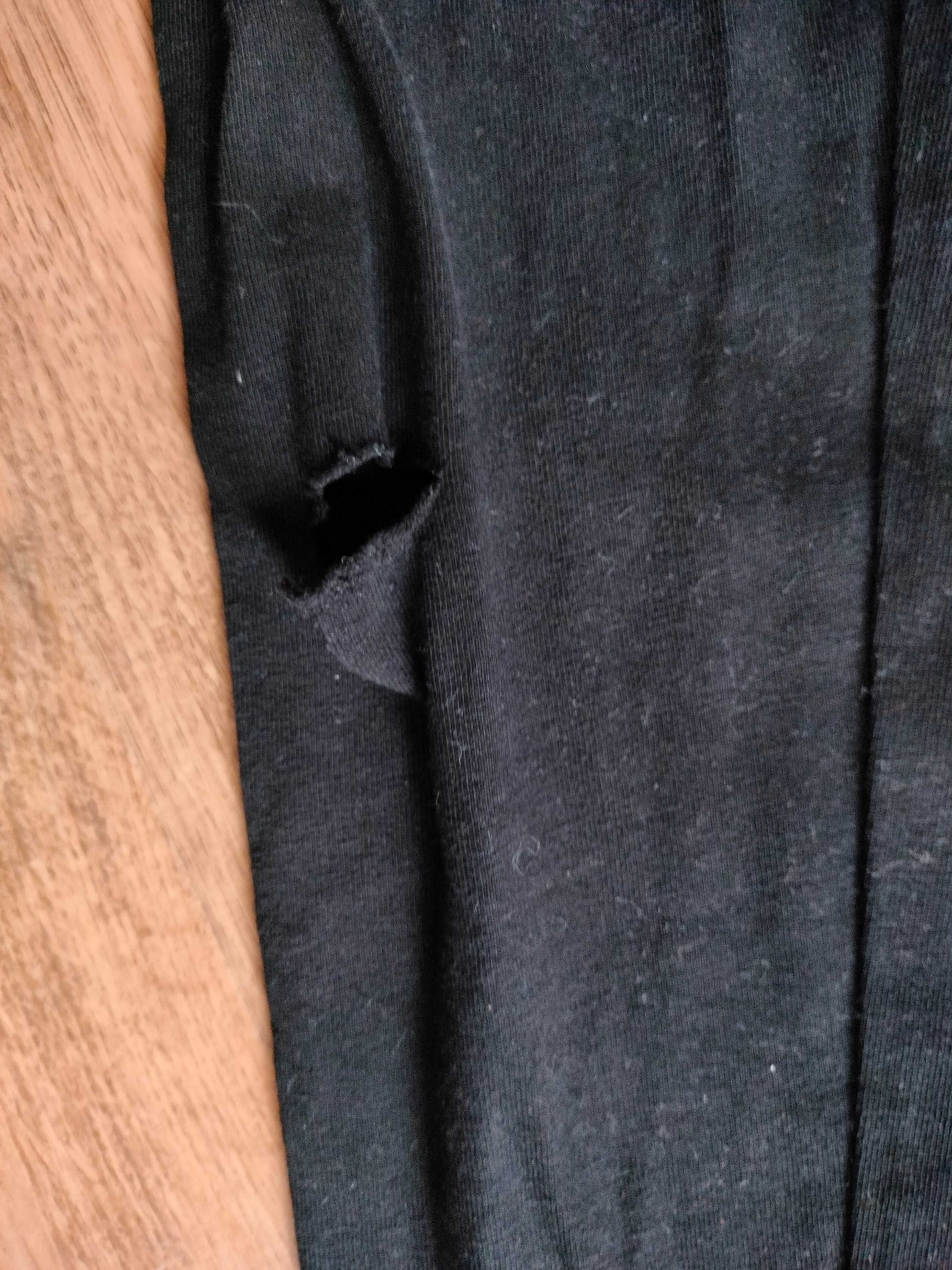 Czarne legginsy H&M 128 cm