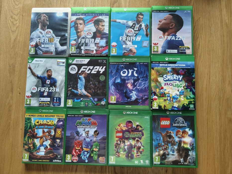 Gry Xbox One S X Series LEGO Smerfy Fifa