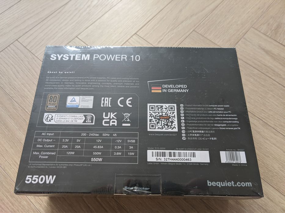 BeQuiet System Power 10 550W