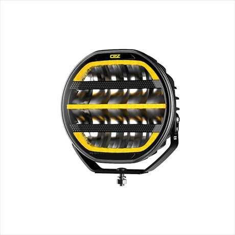 Lampa drogowa dalekosiężna LED OZZ XR2 P9" czarny reflektor, halogen