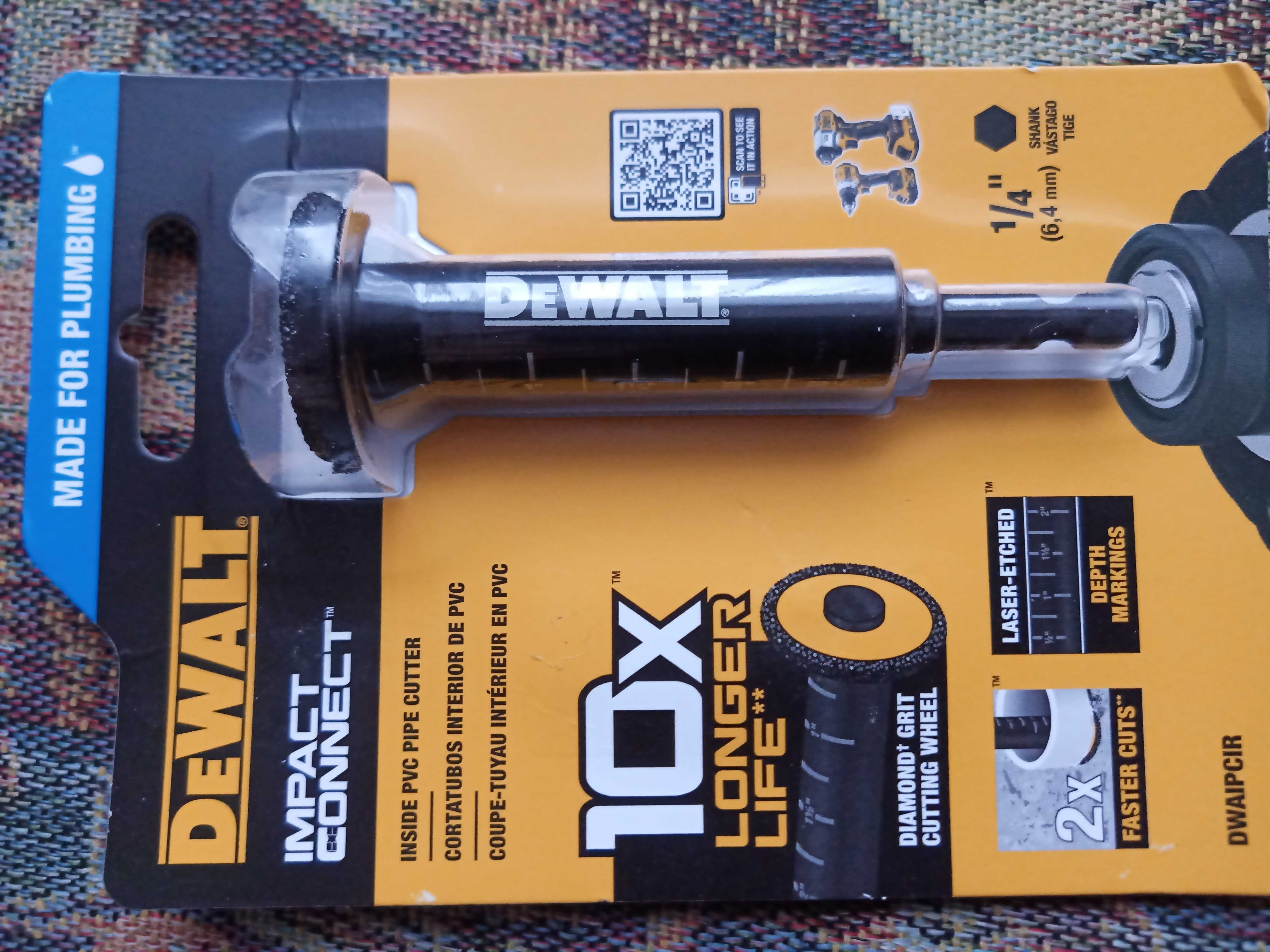 Насадка для різання труб DeWALT DT20563 (диск діаметром 34 мм)