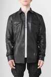 Boda Skins - Leather Shirt / Koszula Skórzana (Skóra Owcza) Biker - M