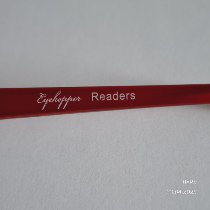 Oryginalne Eyekepper Readers okulary × 0,50 czerwone Red