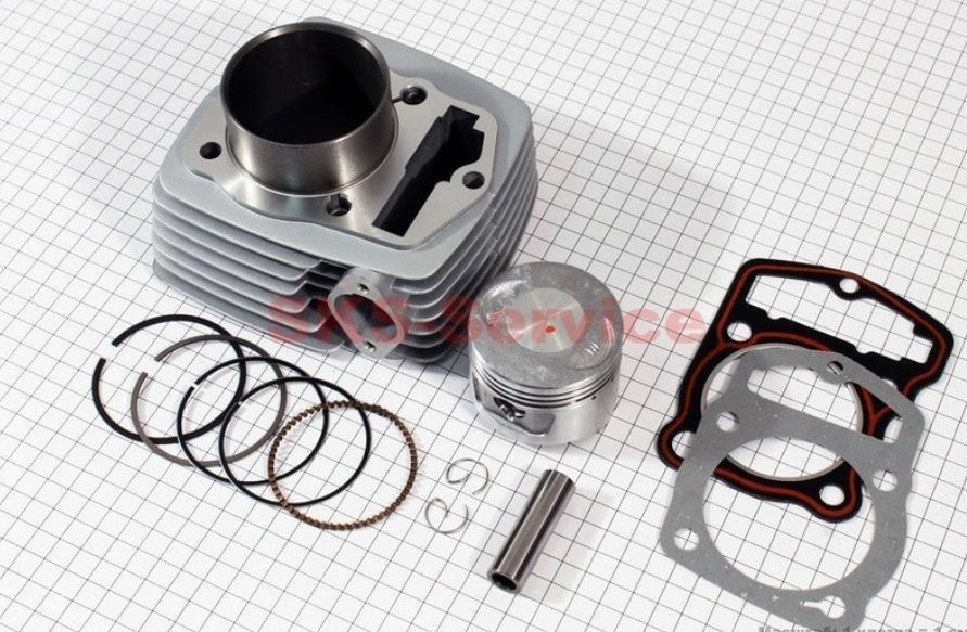 ЦПГ, Циліндр, Поршнева на мотоцикл Viper ZS150J/CB150, 4Т 162FMJ