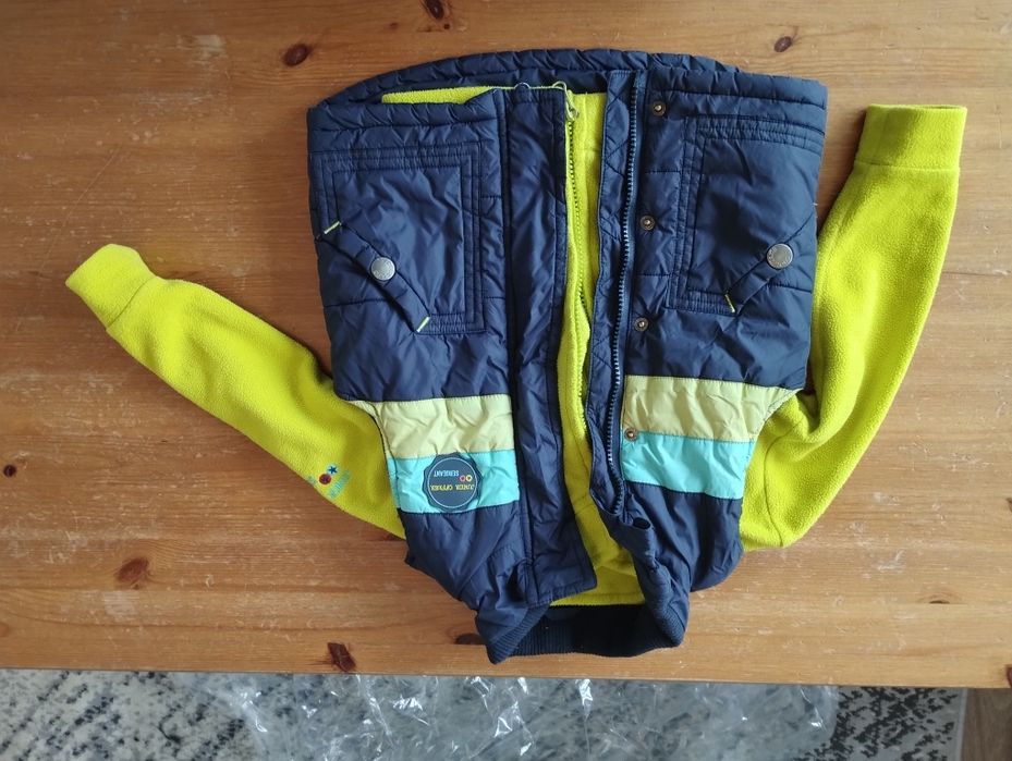 Komplet bluza polarowa z kamizelką ocieplaną 92