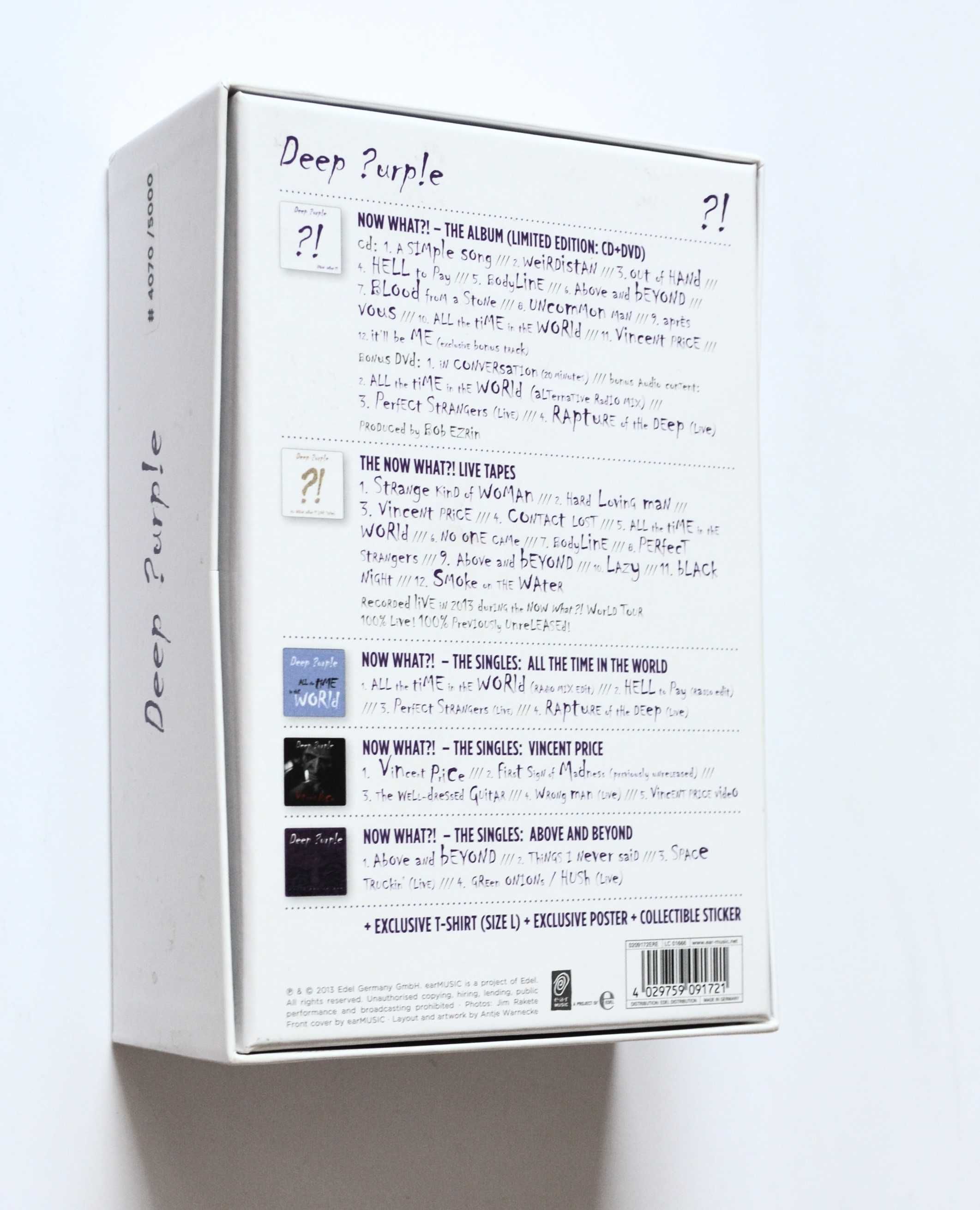Deep Purple - Now What?! (5xCD+DVD) Numerowany Box
