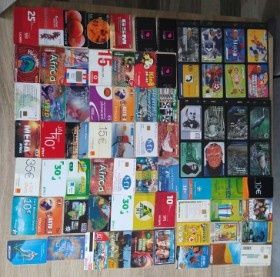 Karty telefoniczne polskie i zagraniczne cena za kartę 1 zł.