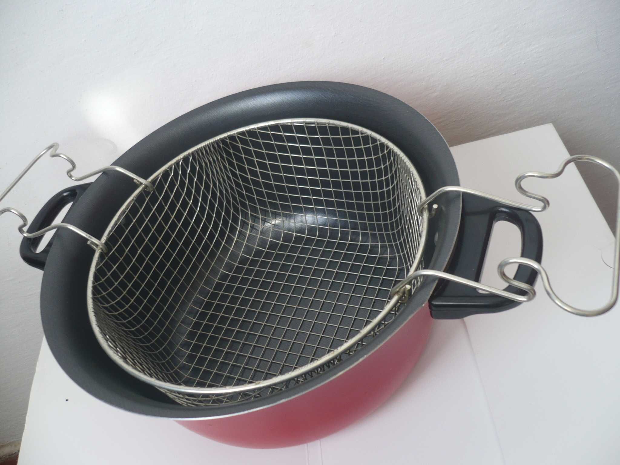Garnek do frytek z koszyczkiem - nowy - 3,8 l