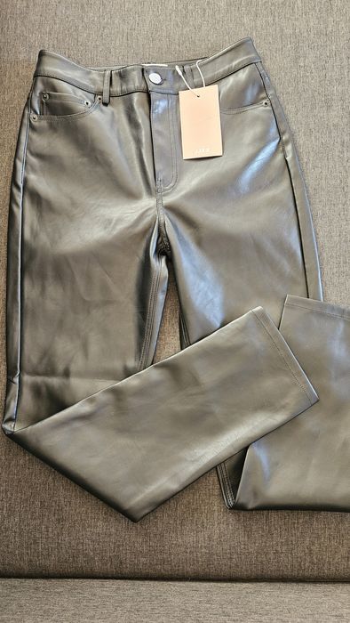 JJXX jx berlin slim spodnie damskie sztuczna skóra rozmiar (S). Nowe