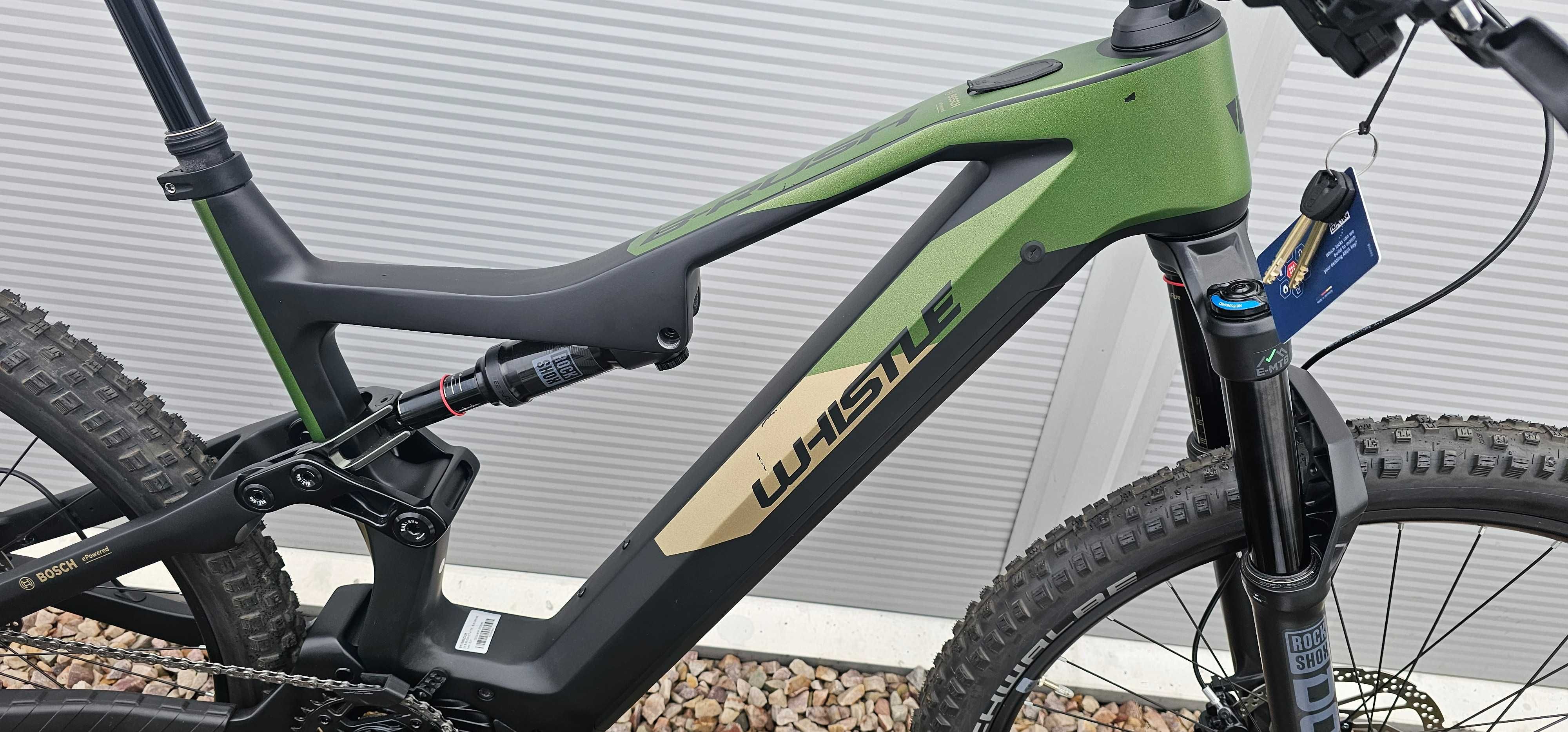 Rower elektryczny MTB Whistle B-Rush C7.4 Karbon, Bosch 750Wh