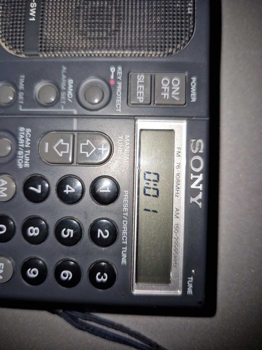 sony icf sw-1 radio kieszonkowe globalne walizka osprzęt