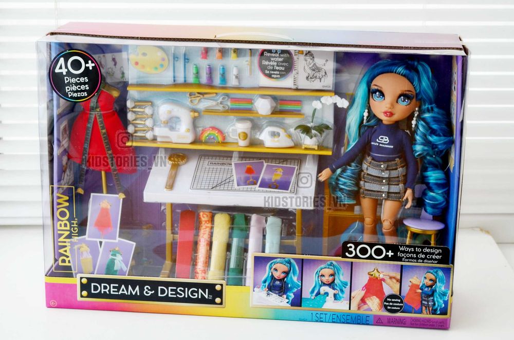 Великий набір Rainbow High Skyler Studio Скайлер модельєр дизайнер