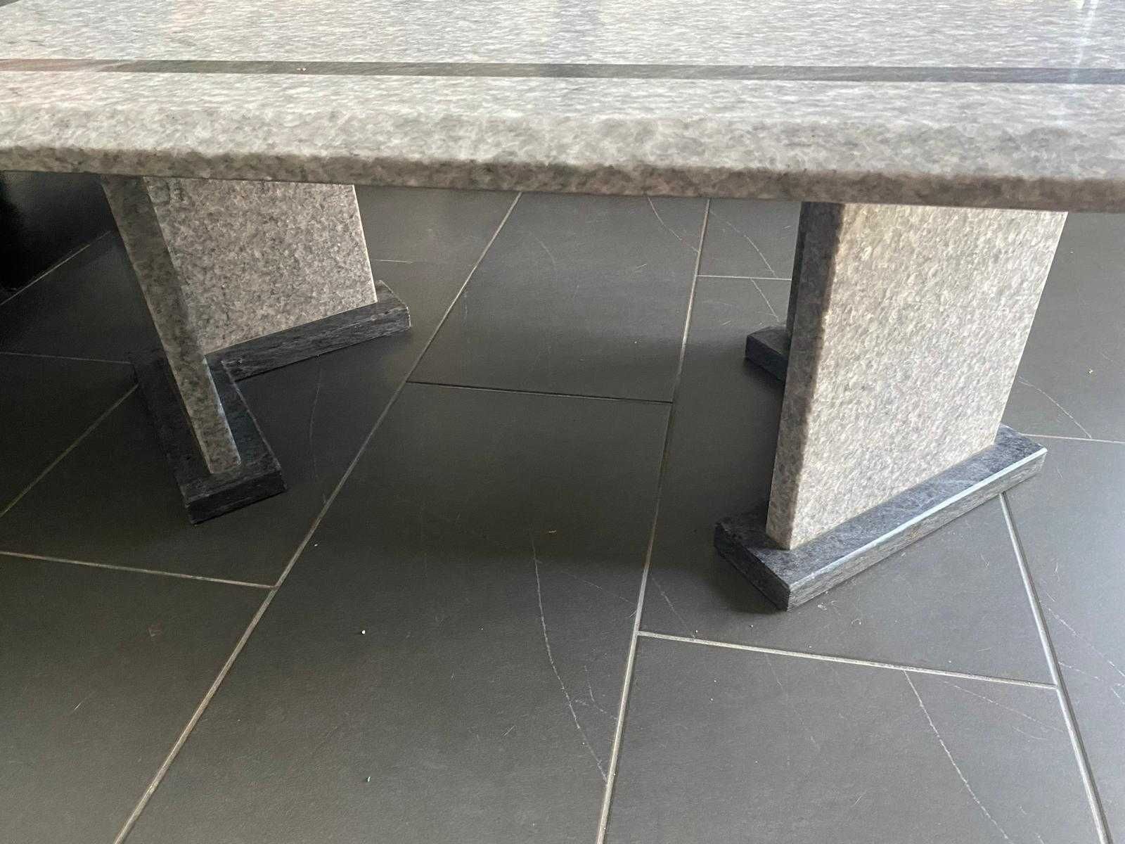 Estante em mármore para TV, mesa de centro