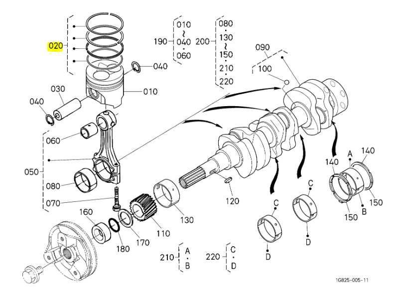 Oryginalne Pierścienie Tłokowe Std Kubota BX2350 G23 GZD15 RTV900
