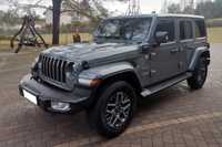 Jeep Wrangler 2022 GWARANCJA 2.0 380KM HYBRYDA PLUG-IN 1wł SALON PL jak NOWY fv23%⁯⁯