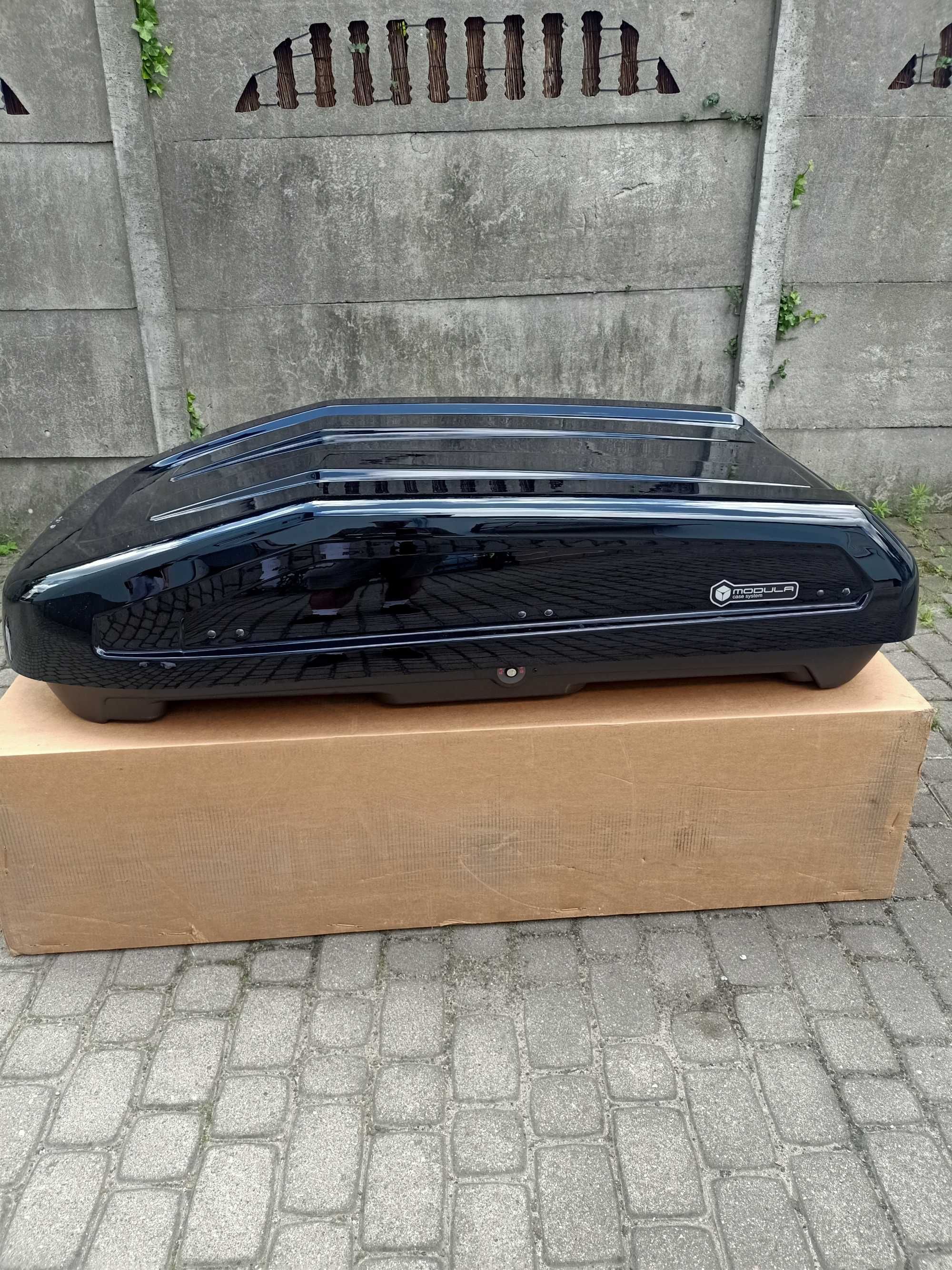 Box dachowy Modula Evo 400, praktycznie nowy, raz użyty