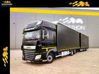 DAF XF 480  ZESTAW TANDEM 120M3 / 7,75m + 7,75, / konsola na wózek / przejazdowy