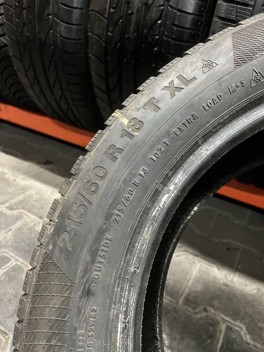 24рік,Шини,Резина,Пара,Зима 215/60/18 102T XL RSC Continental WC TS850
