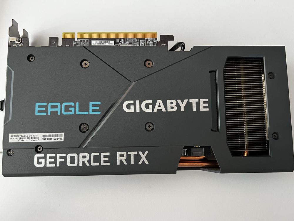 Używana RTX 3060 Ti Gigabyte Eagle OC LHR 8GB