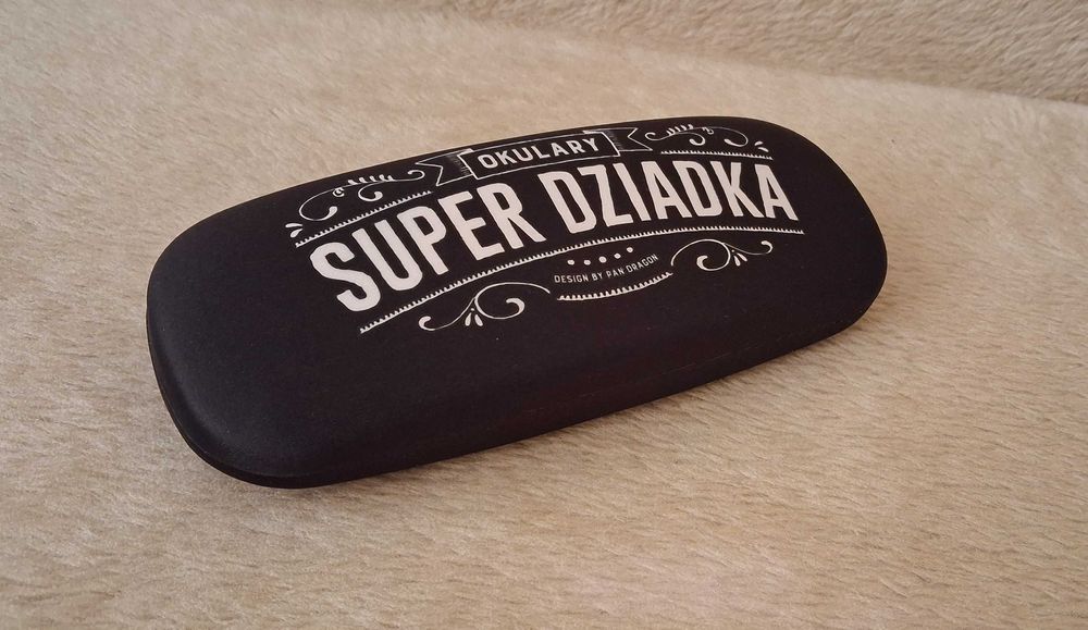 etui na okulary Super Dziadka pojemnik futerał