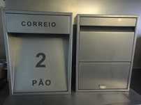 Caixa de correio e pão inox