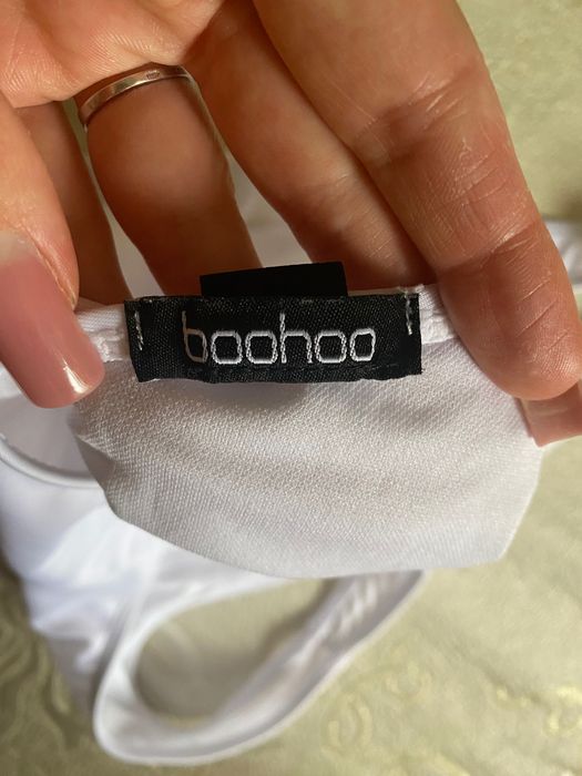 Купальник жіночий білий суцільний