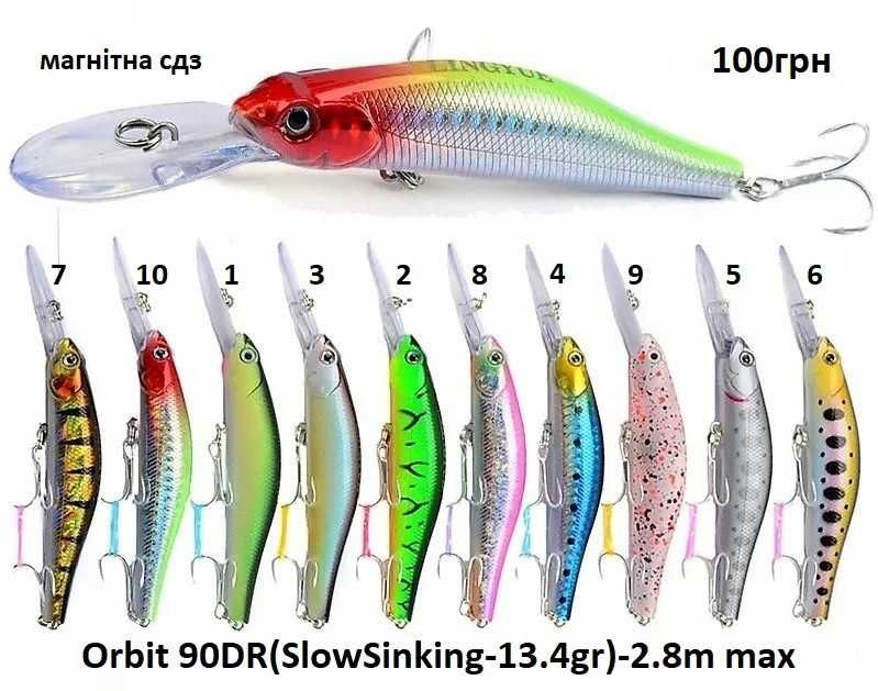 Воблер для тролінгу як Танцор Рапала  Bandit Rapala Dancer TDD11