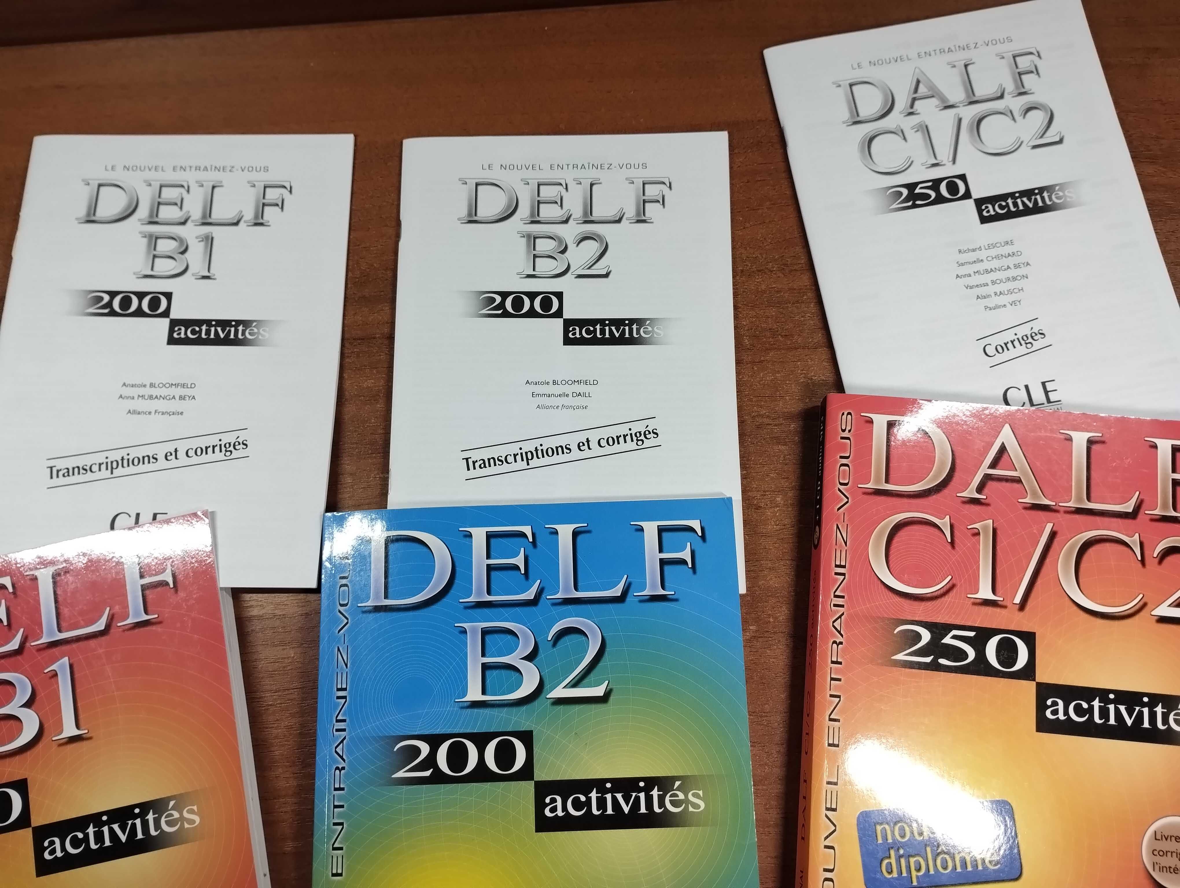 Підручники DELF B1, DELF B2, DALF C1/C2 + CD