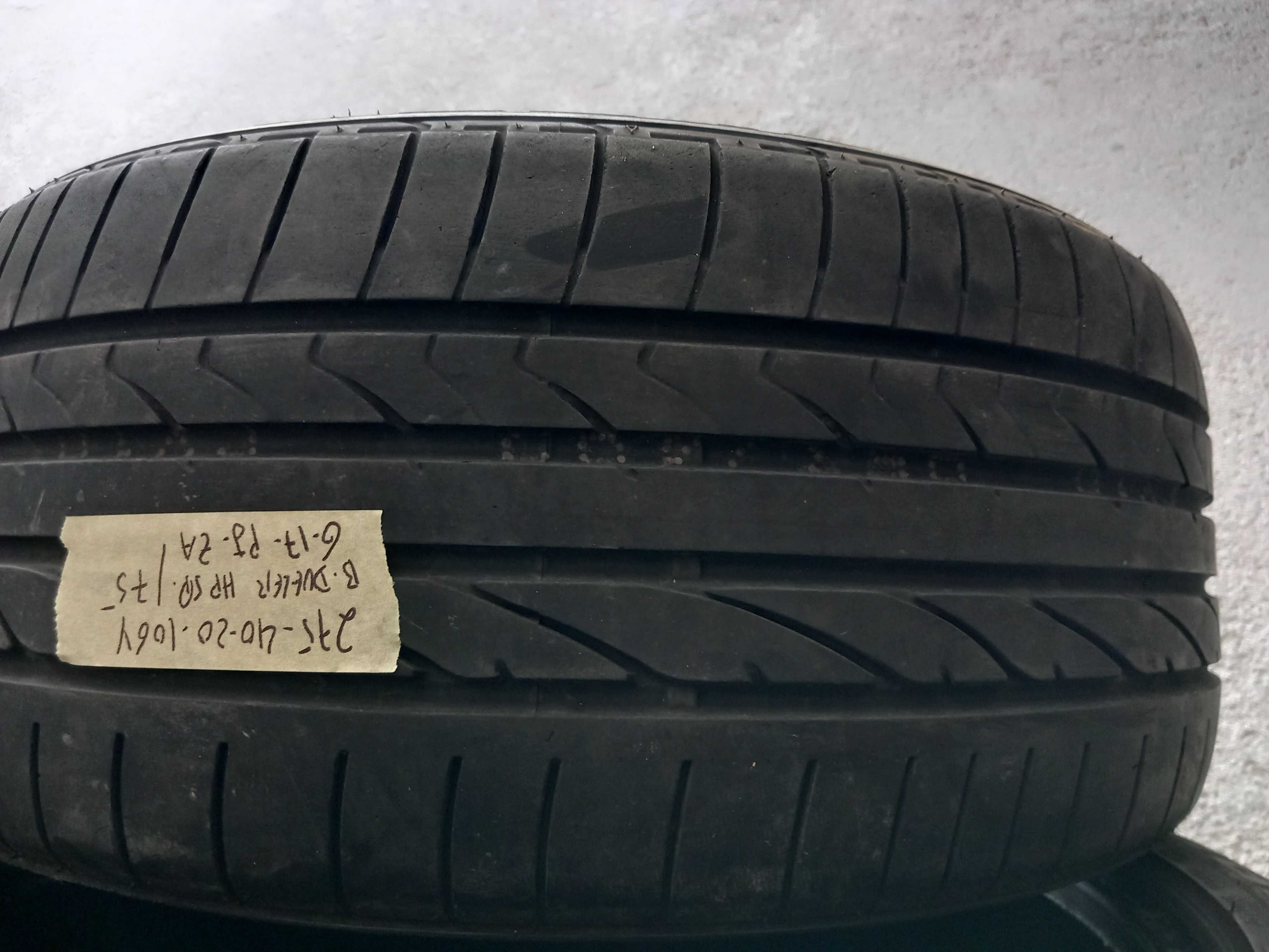 2 Pneus 275/40R20 Bridgestone RFT